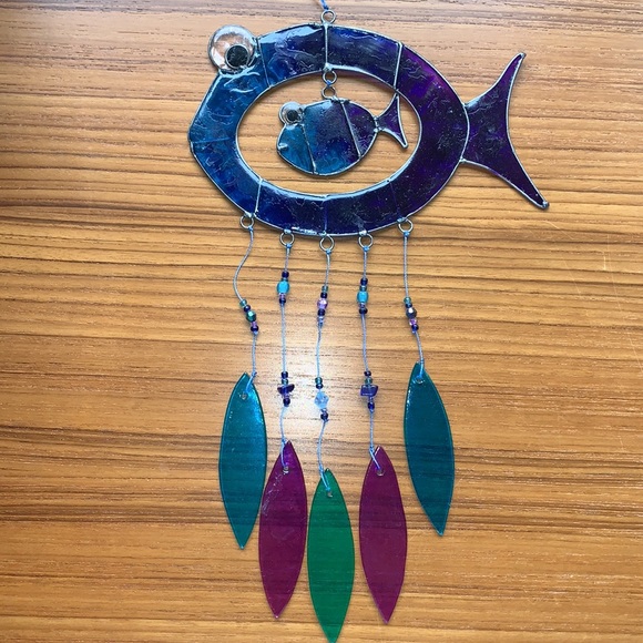 Fish sun catcher stained glass - Picture 2 of 4